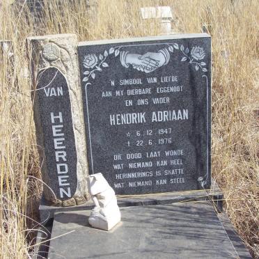HEERDEN Hendrik Adriaan, van 1947-1976