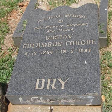 DRY Gustav Columbus Fouche 1894-1967