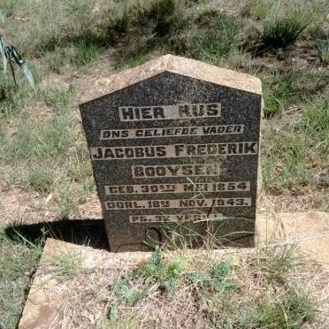 BOOYSEN Jacobus Frederik 1854-1943