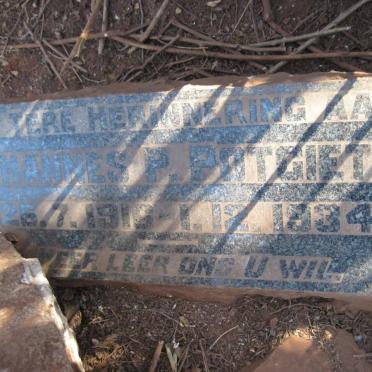 POTGIETER Johannes P. 1916-1934 