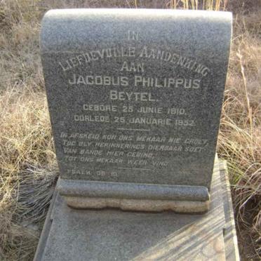 BEYTEL Jacobus Philippus 1910-1952