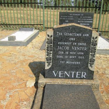 VENTER Jacob 1894-1955