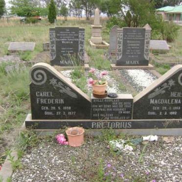 PRETORIUS Carel Frederik 1898-1977 &amp; Heila Magdalena E.C. 1903-1982
