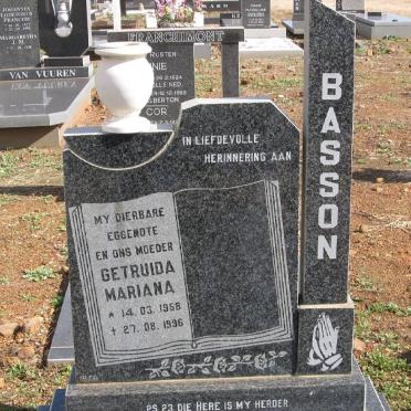 BASSON Gertruida Mariana 1958-1996