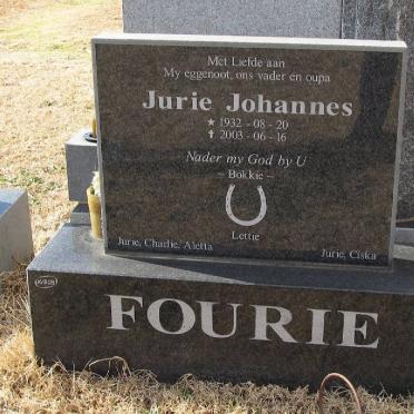 FOURIE Jurie Johannes 1932-2003