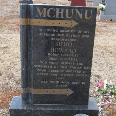 MCHUNU Sipho Howard 1957-2006