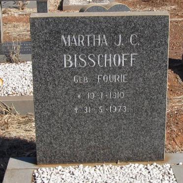 BISSCHOFF Martha J.C. 1910-1973