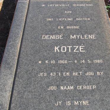 KOTZE Denise Mylene 1960-1980