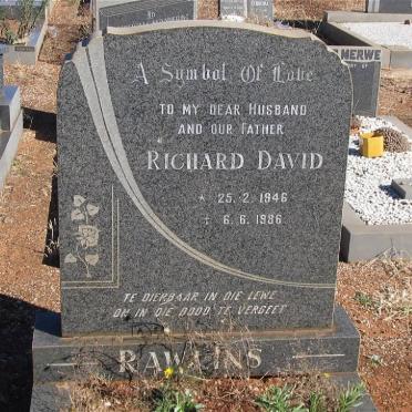 RAWLINS Richard David 1946-1986