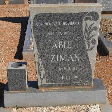 ZIMAN Abie 1928-1978
