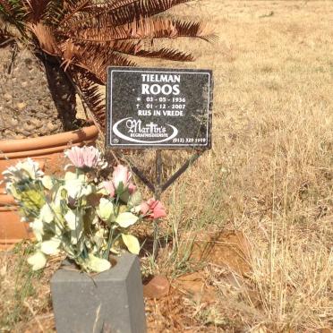 ROOS Tielman 1936-2007