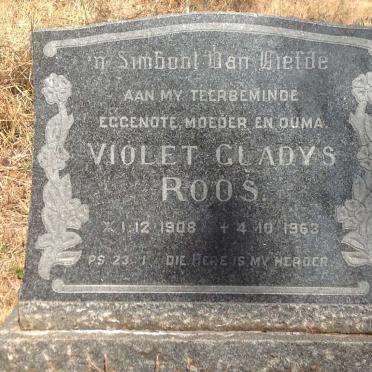 ROOS Violet Gladys 1908-1963