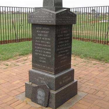 6. Memorial for the Kagiso and Swanieville massacres