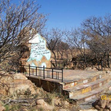 Gauteng, MERAFONG district, Carletonville, Blyvooruitzicht Sinkhole Memorial