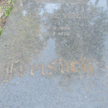 FREISLICH A.H., DE VRIES 1898-1976