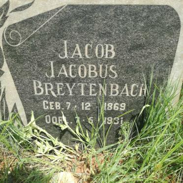 BREYTENBACH Jacob Jacobus 1869-1931