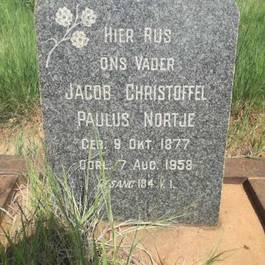 NORTJE Jacob Christoffel Paulus 1877-1958