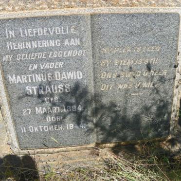 STRAUSS Martinus Dawid 1884-1944