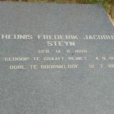 STEYN Theunis Frederik Jacobus 1808-1889