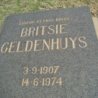 GELDENHUYS Gideon Petrus Brits 1907-1974