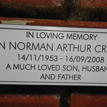 CROSSLEY Alan Norman Arthur 1953-2008