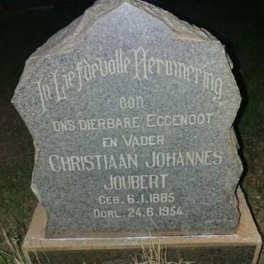 JOUBERT Christiaan Johannes 1885-1954