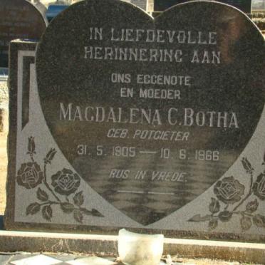 BOTHA Magdalena C. nee POTGIETER 1905-1966