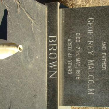 BROWN Geoffrey Malcolm -1979