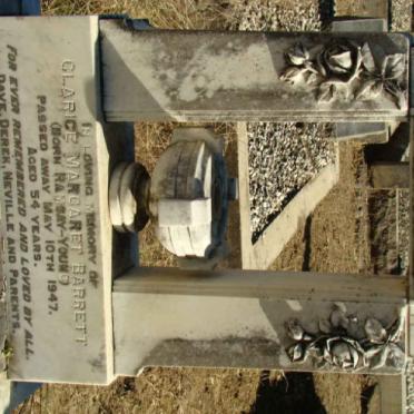 BARRETT David Comber -1959 :: BARRETT Clarice Margaret nee RAMSAY-YOUNG -1947 