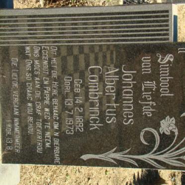 COMBRINCK Johannes Albertus 1892-1973