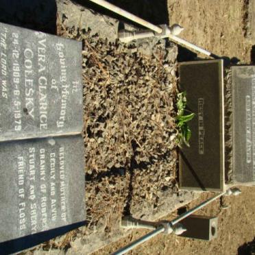 COLESKY Benjamin Joseph 1908-1948 &amp; Vera Clarice 1909-1979