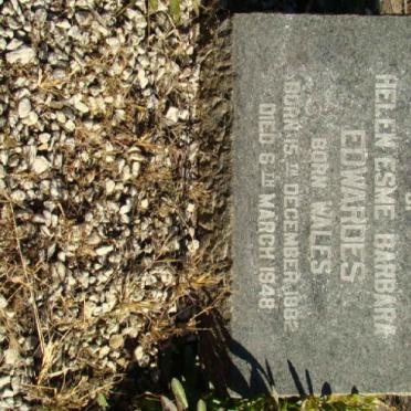 EDWARDES Helen Esme Barbara nee WALES 1882-1948