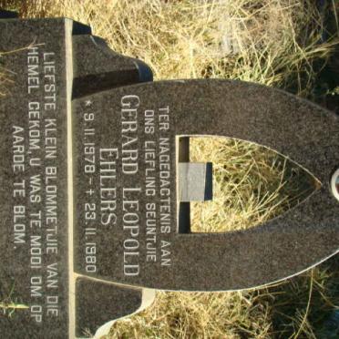 EHLERS Gerhard Leopold 1978-1980