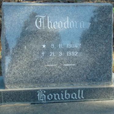HONIBALL Theodora 1904-1992