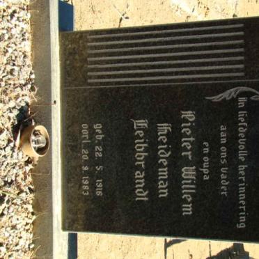 HEIBBRANDT Pieter Willem Heideman 1916-1983