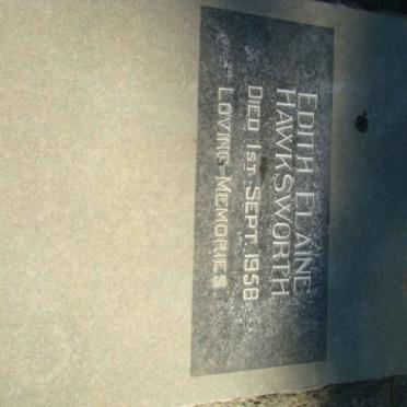 HAWKSWORTH Edith Elaine -1958