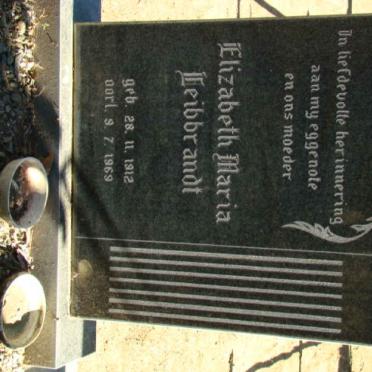 HEIBBRANT Elizabeth Maria 1912-1969