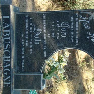 LABUSCHAGNE Coen 1924-1986 &amp; Dolla 1929-1987