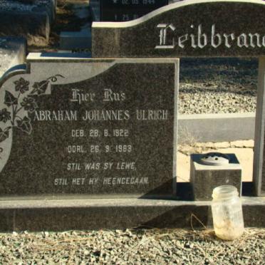 LEIBBRANDT Abraham Johannes Ulrich 1922-1983