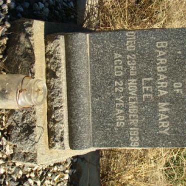 LEE Barbara Mary -1939