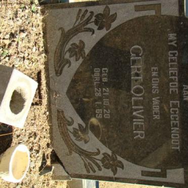 OLIVIER Gert 1920-1969