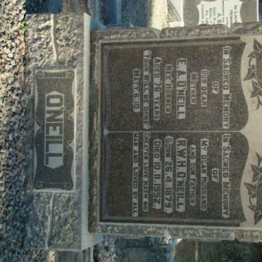 O'NEILL R.W.H. 1879-1952 &amp; E.A. HORNER