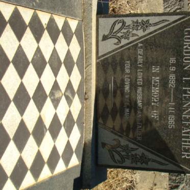 PENNEFATHER Gordon T. 1892-1965