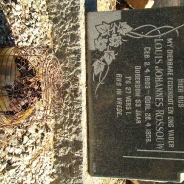 ROSSOUW Louis Johannes 1903-1956