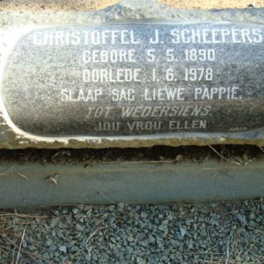 SCHEEPERS Christoffel J. 1890-1978