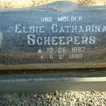 SCHEEPERS Elsie Catharina 1897-1989