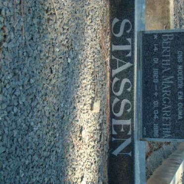 STASSEN Bertha Margaretha 1928-1986