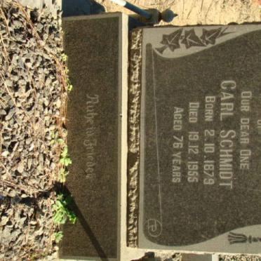 SCHMIDT Carl 1879-1955