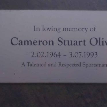 OLIVER Cameron Stuart 1964-1993