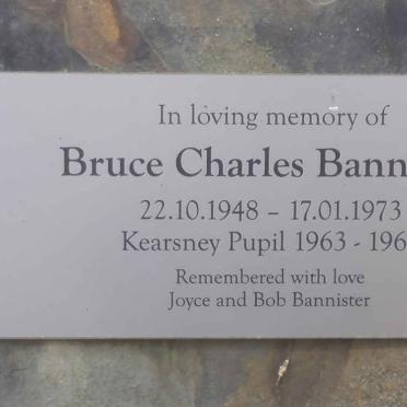 BANNISTER Bruce Charles 1948-1973